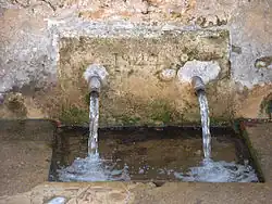 La fontaine de Fongauffier.