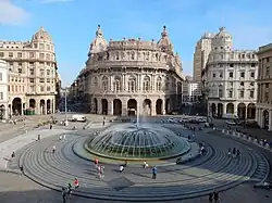 Gênes - Piazza De Ferrari.