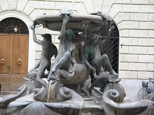 Fontaine des Tortues à Rome (1588).