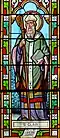 Église Saint-Clair : vitrail de saint Clair par le peintre-verrier Louis Saint-Blancat (1842-1930)
