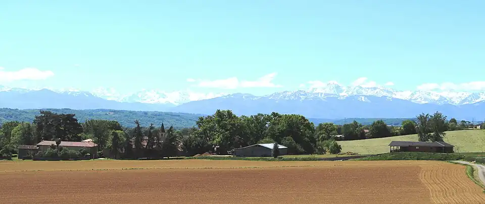 Vue en été.