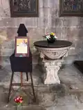 Fonts baptismaux et mémorial du Père Jacques Hamel