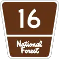 Bouclier Route forestière