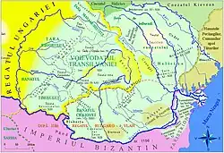 Les Valachies au nord du Danube avant le XIIIe siècle.