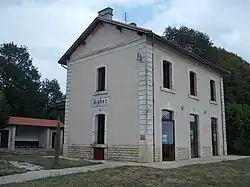 L'ancienne gare ferroviaire.