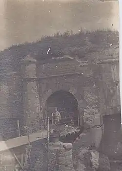L'entrée du fort.