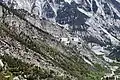 Vue générale de la montagne du fort, vu de l'ouest en 2019.