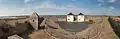 Guidel : le fort du Loch, vue panoramique de l'intérieur du fort