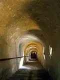Parcours piétonnier couvert
