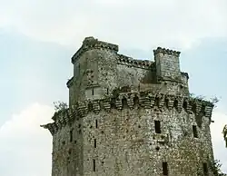 Le haut du donjon.