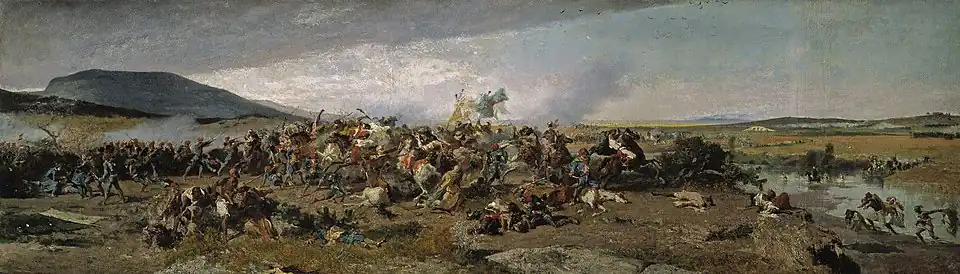 La Bataille de Wad-Ras de Marià Fortuny.