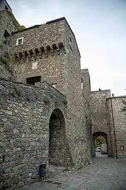 La porte d'entrée du village.