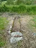 Vestige du système hydraulique.