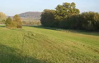 Partie remblayée