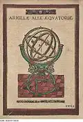Sphère armillaire équatoriale.