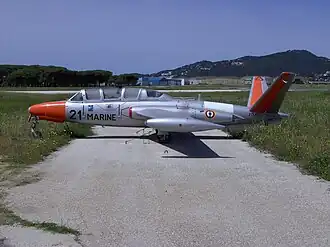 Vue de l'avion.