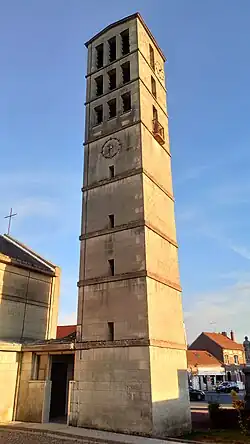 Détail du clocher.