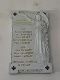 Église de Foulzy, monument aux morts de la paroisse
