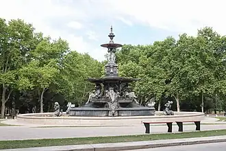 La fontaine des Continents.