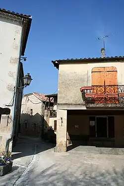 Les rues étroites.
