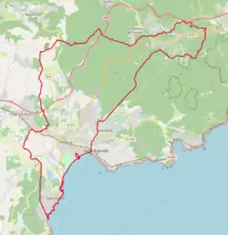 Carte de Fréjus