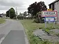 Entrée de Fréville, commune de Saint-Martin-de-l'If.