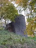 Tour de flanquement du mur d'enceinte.