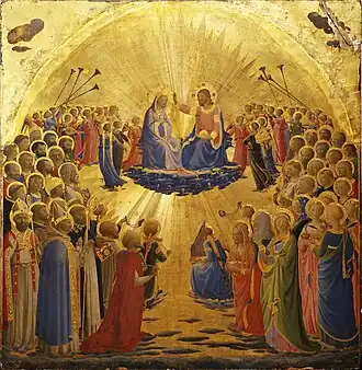 Couronnement de la Vierge, Fra Angelico, Galerie des Offices de Florence