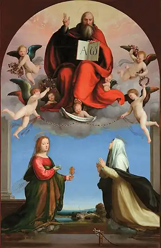 Dieu le père et saintes1509, Lucques