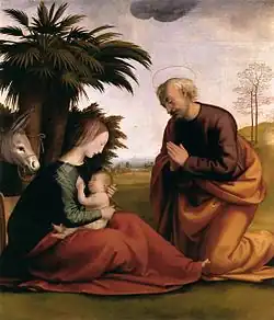 Fuite en Égyptev. 1500, Pienza