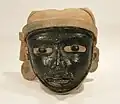 Fragment de tête de guerrier, Veracruz, entre 150 et 250, Mexique, 2010.158.004