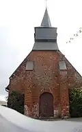 Le clocher de l'église Saint-Martin de Witainéglise.