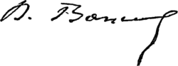 signature de François-Désiré Bancel