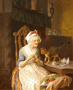 La Vieille dentellière (1845).