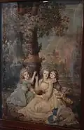 Marie-Antoinette et ses enfants, par François Dumont, 1790. Musée du Louvre.