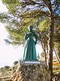 Statue de Françoise de Cezelli, réalisé le 15 août 1975.