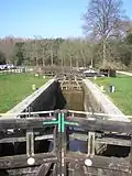 Écluse sur le canal d'Ille-et-Rance.
