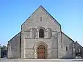 La façade occidentale.