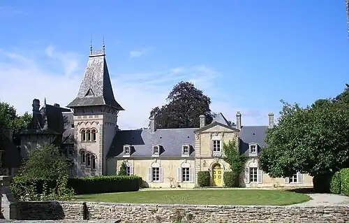 Le château de la Boulaye.