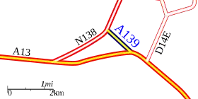 Carte de la route.