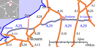 Carte de la route.