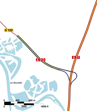 Carte de la route.