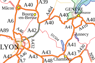 Carte de la route.