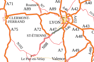 Carte de la route.