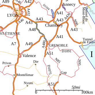Carte simplifiée