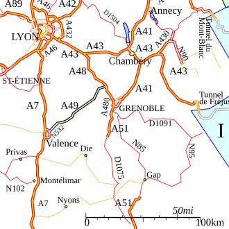 Carte simplifiée