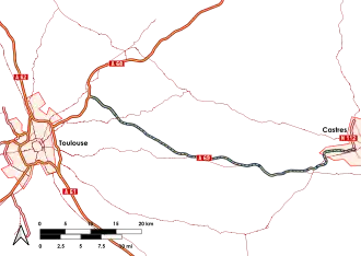 Carte de la route.