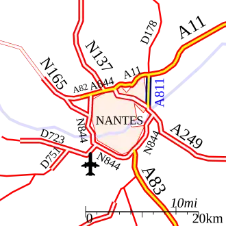 Carte de la route.