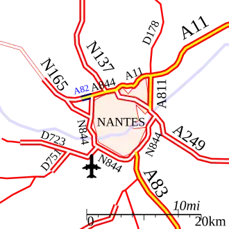 Carte de la route.