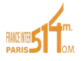 Premier logo de France Inter Paris en 1971.